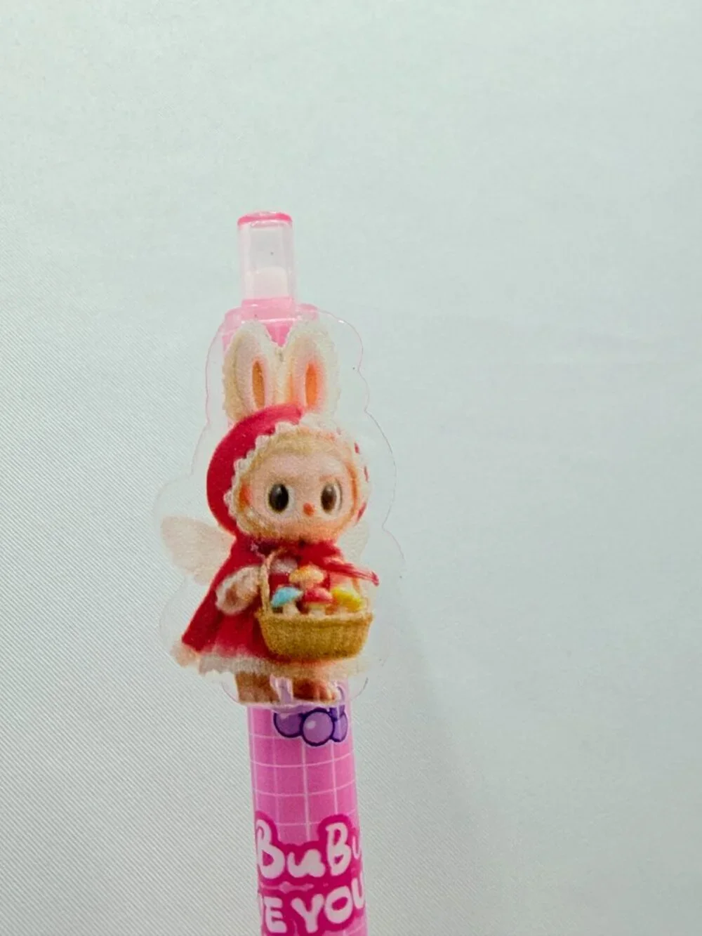 3pc Monster Bubu Character Gel Pen Set 0.5mm Black Ink Cute Stationery Pens
